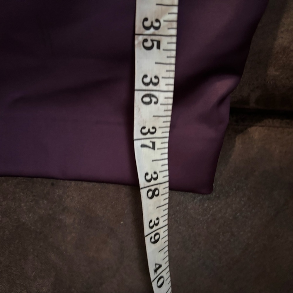 David's Bridal Asymmetrical Plum Dress - Picture 13 of 15